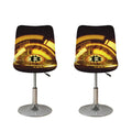 Bitcoin Crypto Symbol Print Bar Stool Covers