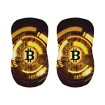 Bitcoin Crypto Symbol Print Bar Stool Covers