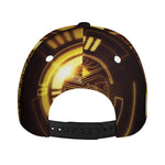 Bitcoin Crypto Symbol Print Baseball Cap