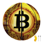 Bitcoin Crypto Symbol Print Basketball