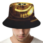 Bitcoin Crypto Symbol Print Bucket Hat