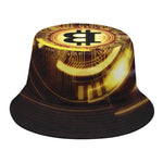 Bitcoin Crypto Symbol Print Bucket Hat