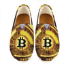 Bitcoin Crypto Symbol Print Casual Shoes