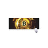 Bitcoin Crypto Symbol Print Extended Mouse Pad