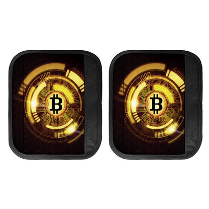 Bitcoin Crypto Symbol Print Handle Covers