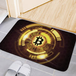 Bitcoin Crypto Symbol Print Indoor Door Mat