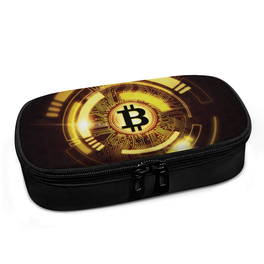 Bitcoin Crypto Symbol Print Insulin Cooler Travel Case