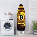 Bitcoin Crypto Symbol Print Ironing Board Cover