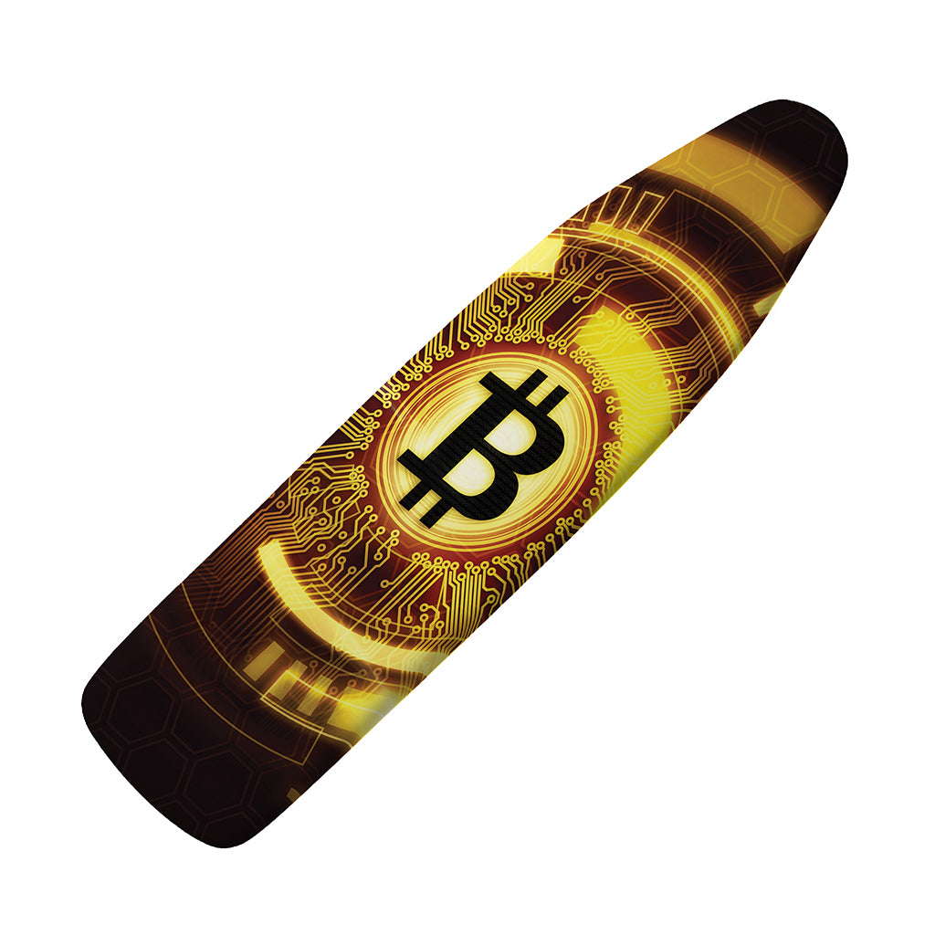 Bitcoin Crypto Symbol Print Ironing Board Cover