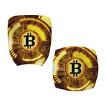 Bitcoin Crypto Symbol Print Office Chair Cover