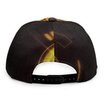 Bitcoin Crypto Symbol Print Snapback Cap