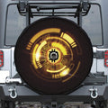 Bitcoin Crypto Symbol Print Tire Cover With Camera Hole