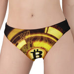 Bitcoin Crypto Symbol Print Women's Panties