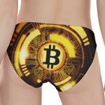 Bitcoin Crypto Symbol Print Women's Panties