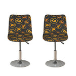 Bitcoin Cryptocurrency Pattern Print Bar Stool Covers