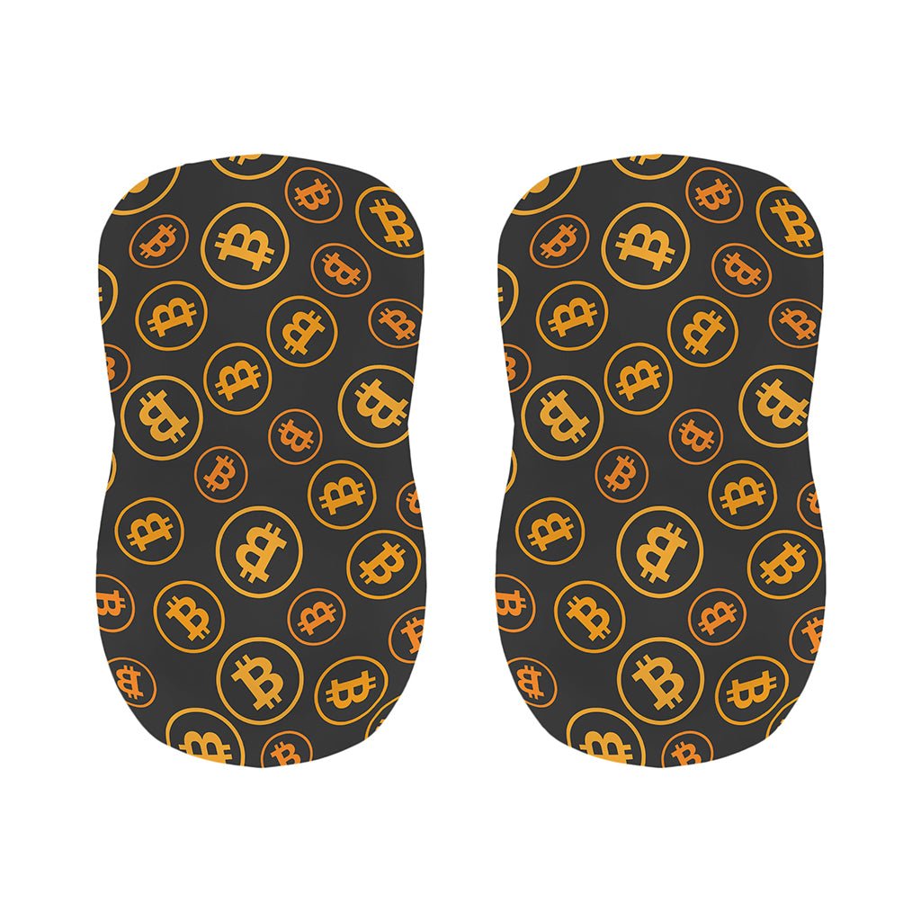Bitcoin Cryptocurrency Pattern Print Bar Stool Covers