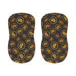 Bitcoin Cryptocurrency Pattern Print Bar Stool Covers
