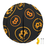 Bitcoin Cryptocurrency Pattern Print Basketball