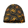 Bitcoin Cryptocurrency Pattern Print Beanie