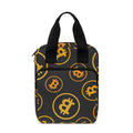 Bitcoin Cryptocurrency Pattern Print Bible Tote Bag