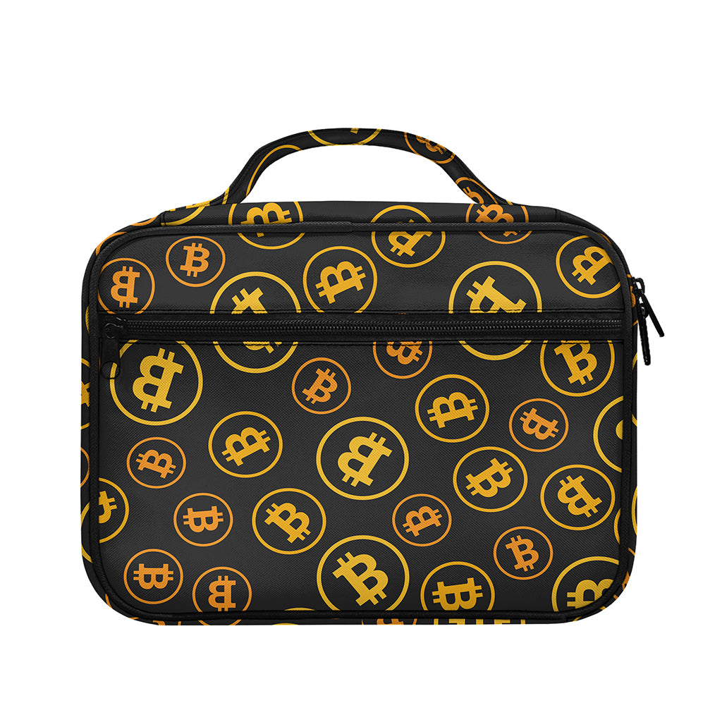 Bitcoin Cryptocurrency Pattern Print Briefcase Bible Bag
