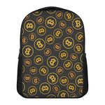 Bitcoin Cryptocurrency Pattern Print Casual Backpack