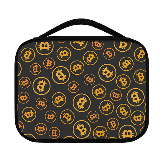 Bitcoin Cryptocurrency Pattern Print Classic Bible Case