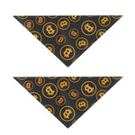Bitcoin Cryptocurrency Pattern Print Dog Bandana