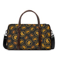 Bitcoin Cryptocurrency Pattern Print Duffel Bag