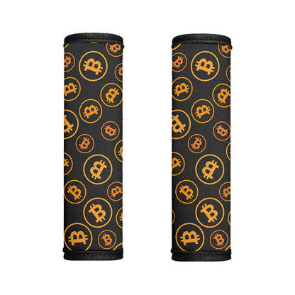 Bitcoin Cryptocurrency Pattern Print Handle Covers