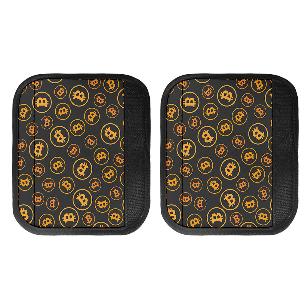 Bitcoin Cryptocurrency Pattern Print Handle Covers