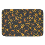 Bitcoin Cryptocurrency Pattern Print Indoor Door Mat