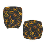 Bitcoin Cryptocurrency Pattern Print Office Chair Cover
