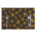 Bitcoin Cryptocurrency Pattern Print Placemat