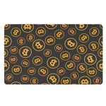 Bitcoin Cryptocurrency Pattern Print Polyester Doormat