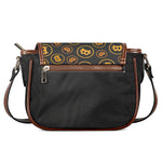 Bitcoin Cryptocurrency Pattern Print Saddle Bag