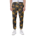 Bitcoin Cryptocurrency Pattern Print Joggers