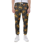 Bitcoin Cryptocurrency Pattern Print Scuba Joggers