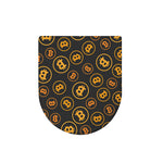Bitcoin Cryptocurrency Pattern Print Toilet Lid Cover