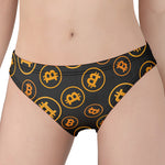 Bitcoin Cryptocurrency Pattern Print Women's Panties