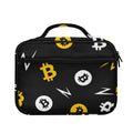 Bitcoin Symbol Pattern Print Briefcase Bible Bag