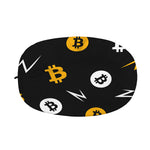 Bitcoin Symbol Pattern Print Car Side Mirror Covers