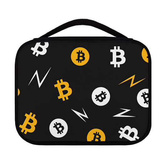 Bitcoin Symbol Pattern Print Classic Bible Case