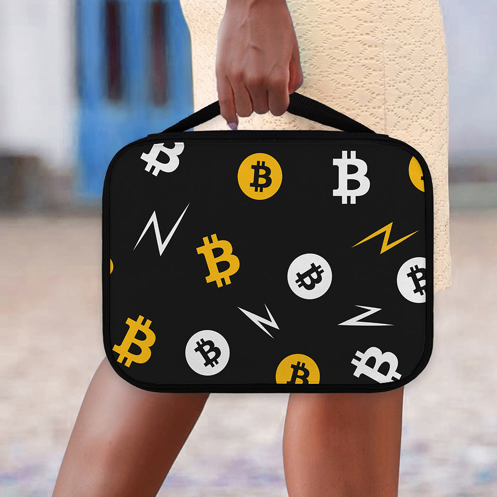 Bitcoin Symbol Pattern Print Classic Bible Case