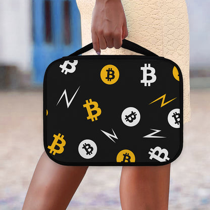 Bitcoin Symbol Pattern Print Classic Bible Case