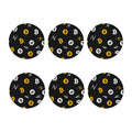 Bitcoin Symbol Pattern Print Coaster Set