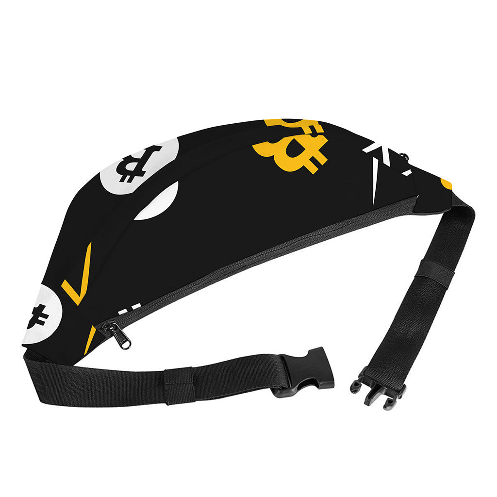 Bitcoin Symbol Pattern Print Fanny Pack