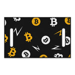 Bitcoin Symbol Pattern Print Golf Cart Seat Cover