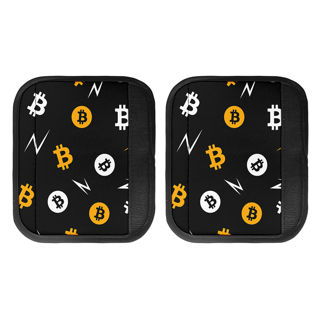 Bitcoin Symbol Pattern Print Handle Covers