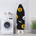 Bitcoin Symbol Pattern Print Ironing Board Cover